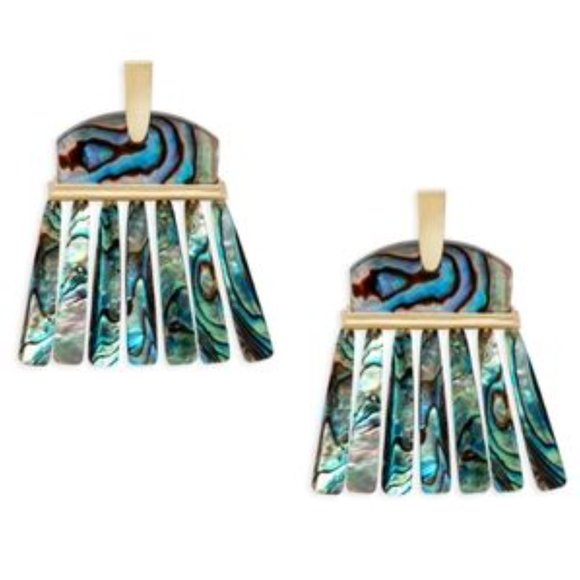 Kendra Scott Abalone Layne Earrings - Picture 3 of 3